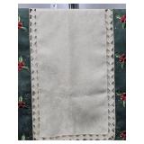 Set of 2 Holiday Table Runners with Festive Designs
