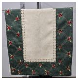 Set of 2 Holiday Table Runners with Festive Designs