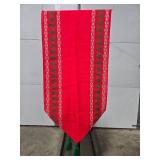 Set of 2 Holiday Table Runners with Festive Designs