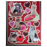 Assorted Window Clings Holiday and Heart Designs