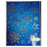 Collection of Holiday and Winter Window Gel Clings