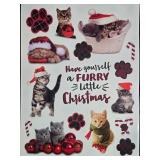 Collection of Holiday and Winter Window Gel Clings