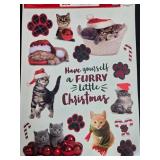 Collection of Holiday and Winter Window Gel Clings