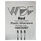 Holiday Party Supplies Collection with Serving Buckets, Utensils, Plates, and Candle