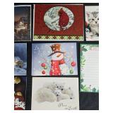 Assorted Holiday and Greeting Cards with Gift Tags and Envelopes Collection