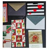 Assorted Holiday and Greeting Cards with Gift Tags and Envelopes Collection