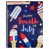 Set of Patriotic Window Clings for Independence Day and Fourth of July