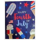 Set of Patriotic Window Clings for Independence Day and Fourth of July