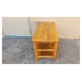 Wooden 3-Tier Open Shelf Console Table 26x40x20 Inches