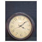 Ashes & Emery Wall Clock with Bathroom Accessories