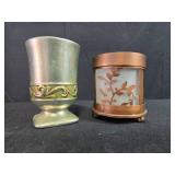 Bathroom Accessory Set with Towels, Soap Dish, Tumbler, Candle Holder, and Curtain Hooks