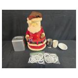 Holiday Santa Decor and Assorted Bathroom Accessory Collection