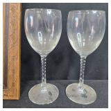 Home Decor Set with 2 Framed Art Prints, Shell Sculpture, Soap Dispenser, Tray, and 4 Glasses