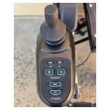 Huweishen Electric Folding Wheelchair with Joystick Control
