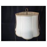 Brass Table Lamp with Fabric Shade