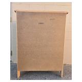 Tall Wooden Chest of Drawers, 42x32x18 Inches