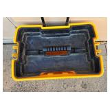 Contico Rolling Tool Box with Telescoping Handle and Tray