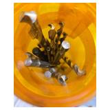 Assorted Hand Tools, Wrenches, Bits, and Glue Gun Collection