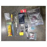 Mixed Lot of Hand Tools, Measuring Tools, and Workshop Accessories