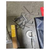 Mixed Lot of Hand Tools, Measuring Tools, and Workshop Accessories