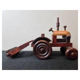 Set of Handmade Wooden Toy Vehicles Trucks Planes and Tractors