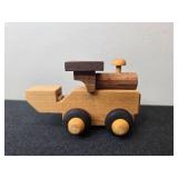 Set of Handmade Wooden Toy Vehicles Trucks Planes and Tractors