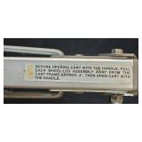 Caddy Wagon Folding Equipment Cart with Straps