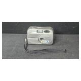Group of Miscellaneous Items: Digital Camera, Leatherman Super Tool, Weather Station and Birdhouse