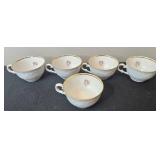 Set of Schumann Arzberg Bavaria Wild Rose Porcelain Tea Cups