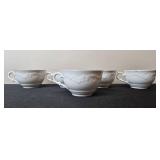 Set of Schumann Arzberg Bavaria Wild Rose Porcelain Tea Cups