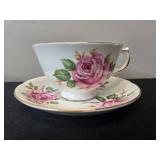 Collection of Vintage Porcelain Cups and Bowls including Hutschenreuther and Royal Albert