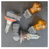 Assorted Electrical Parts, Power Cords, and Wire Strippers Collection