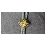 Collection of 2 Mens Watches, 3 Bolo Ties, and Horse Buckle