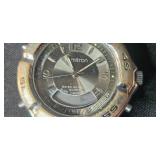 Collection of 2 Mens Watches, 3 Bolo Ties, and Horse Buckle