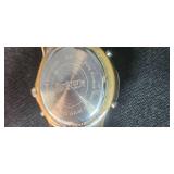 Collection of 2 Mens Watches, 3 Bolo Ties, and Horse Buckle