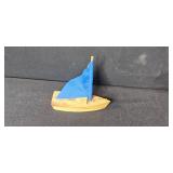 Chicago Cubs Collectible Baseball & Collection of Assorted Toy Boats, Diecast Vehicles