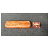 Wooden Ballpoint Pen with Cadillac Logo Embossed on Front of Case & Vintage Esterbrook Dipless Pen Nibs Set