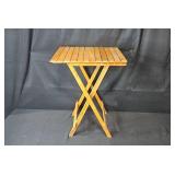 Folding Wooden Patio/TV Table