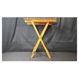 Folding Wooden Patio/TV Table