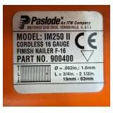 Paslode IM250 II Cordless 16 Gauge Finish Nailer Kit with Case and Accessories