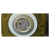 Decorative Mixed Decor Collection with Vintage Barometer and Pottery Vase