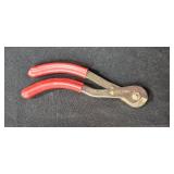 Box of Hand Tools Including Stanley Wrench Set, Pliers, Drill Bits, and Hardware