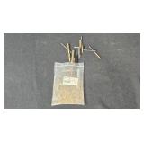 Box of Hand Tools Including Stanley Wrench Set, Pliers, Drill Bits, and Hardware