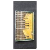 Violin Maker Tool Collection with Screwdrivers, Files, Clamps, Magnifier, and Notebook