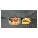 Assorted Woven Basket Lot - 10 Pieces Mixed Sizes and Styles