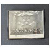 Framed Art Set: 2 Signed A. Anachev Ink Drawings and Minnesota Orchestra Photo