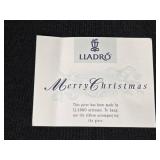 Lladro 1998 Porcelain Christmas Bell Ornament with Box