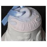 Lladro 1998 Porcelain Christmas Bell Ornament with Box