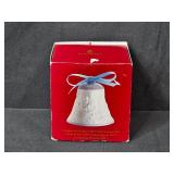 Lladro 1998 Porcelain Christmas Bell Ornament with Box