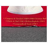 Lladro 1998 Porcelain Christmas Bell Ornament with Box